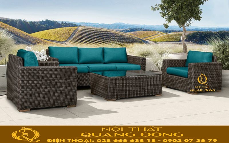 Sofa mây nhựa QD-723