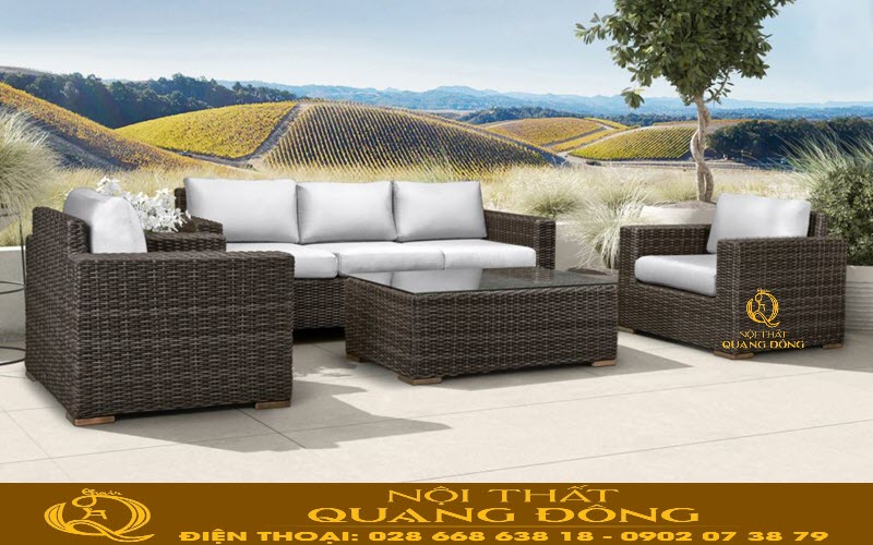 Sofa mây nhựa QD-723