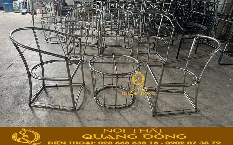 bàn ghế cafe sân vườn QD - 343