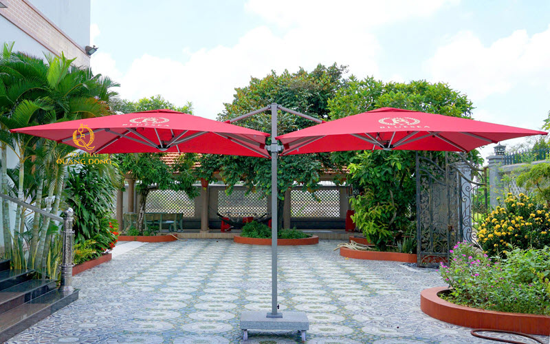 Dù đôi lệch tâm vuông 2.5m