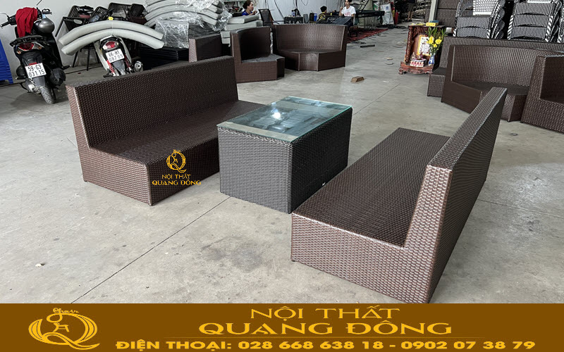 sofa giả mây QD-607