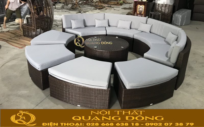 sofa giả mây QD - 677