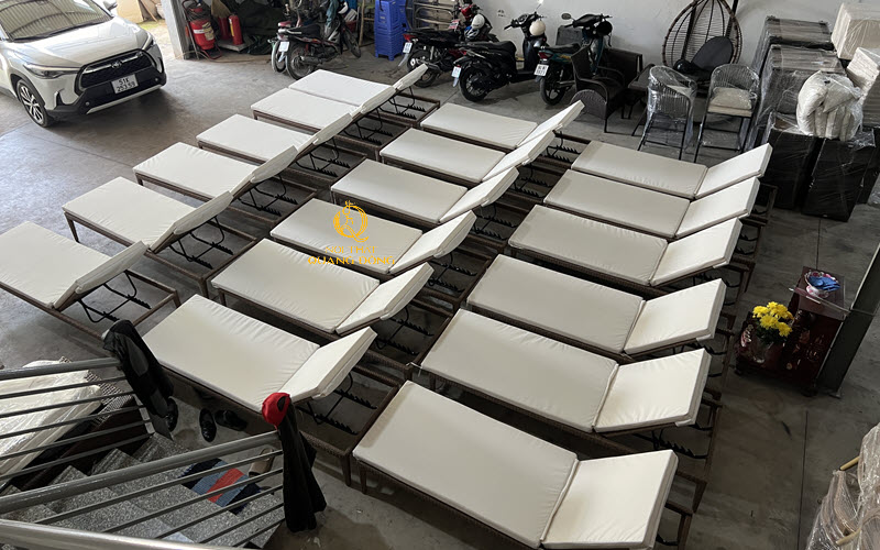 Những ưu điểm vượt trội của ghế nằm hồ bơi mây nhựa tại xưởng Nội thất Quang Đông