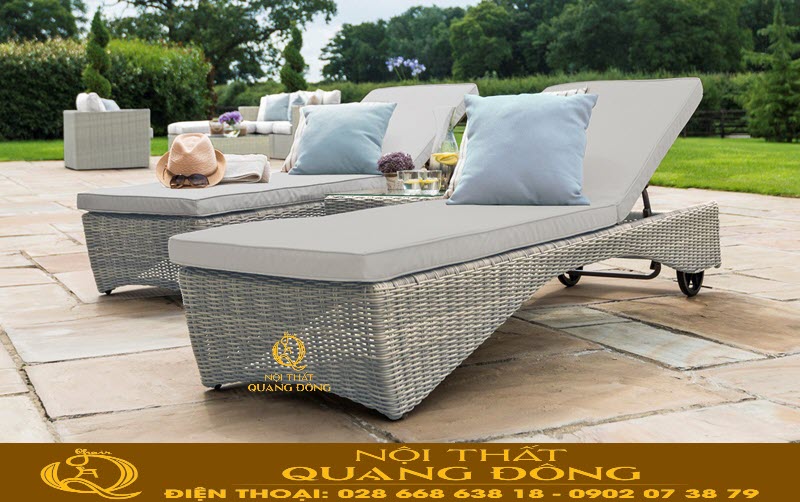 Ghế nằm hồ bơi QD - 1262 sản phẩm của Nội thất Quang Đông