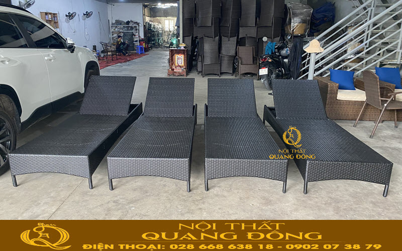 Bàn ghế hồ bơi QD - 248 sản xuẩ trực tiếp tại xưởng Nội thất Quang Đông