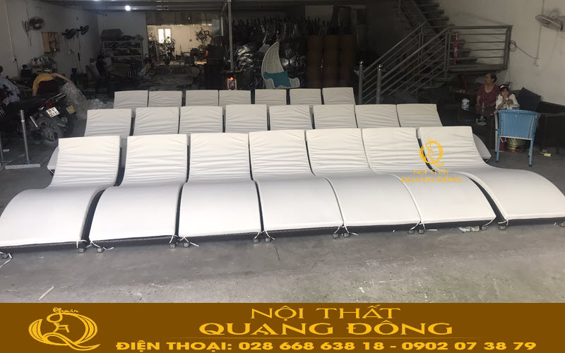 Ghế nằm hồ bơi sản xuất trực tiếp chủ động thiết kế và chi phí