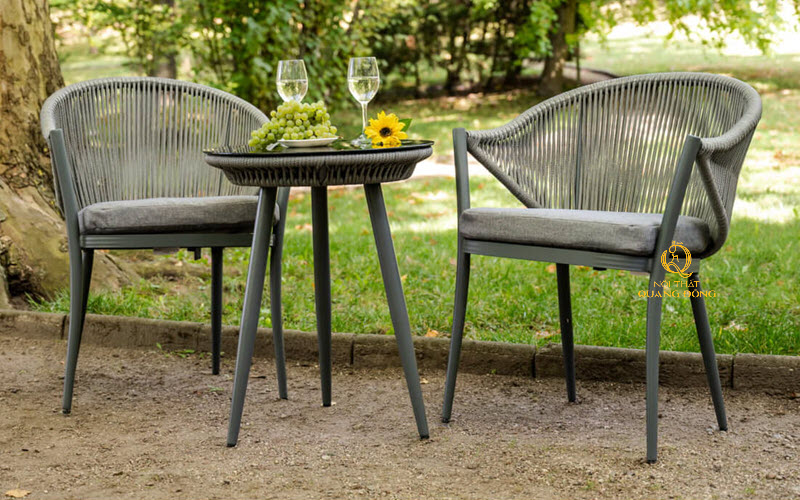 Bàn ghế giả mây Nội thất Quang Đông QD-390