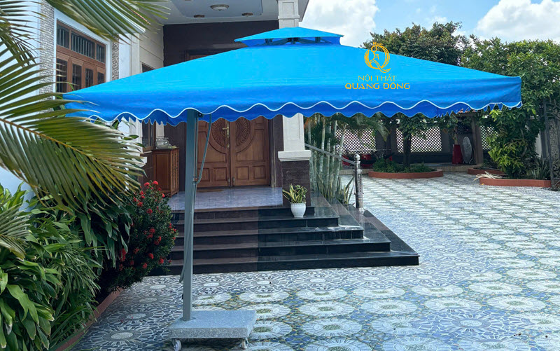 Dù lệch tâm vuông 3.5m tối ưu không gian