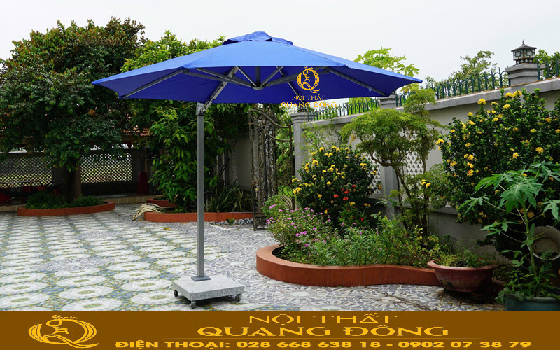 Khung dù nghiêng lệch tâm tròn 2.9m chắc chắn