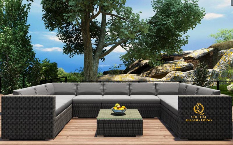 sofa kèm bàn Nội thất Quang Đông