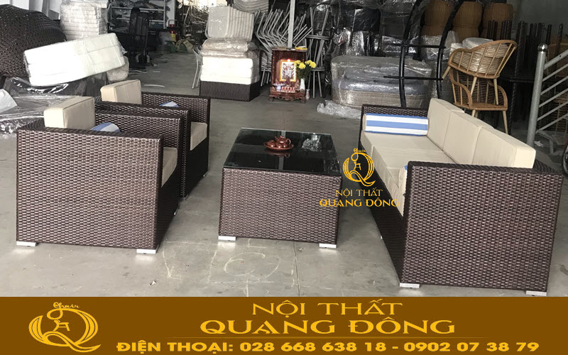 Xưởng sản xuất sofa giả mây