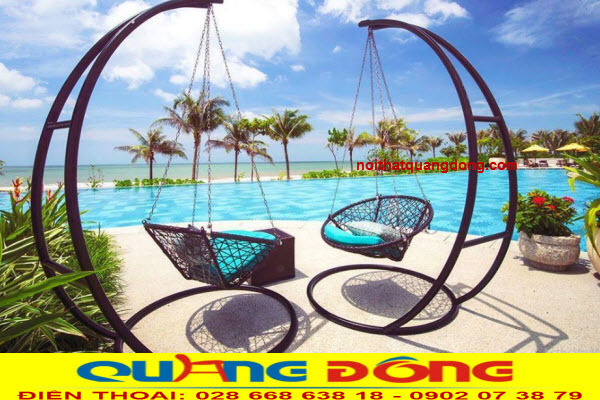 xích đu đôi đẹp tại Nội thất Quang Đông